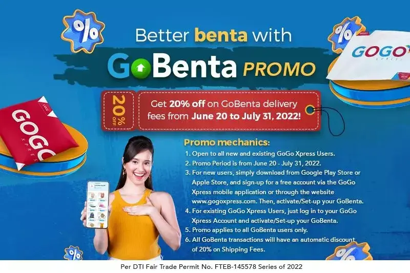 Better Benta With GoBenta Promo